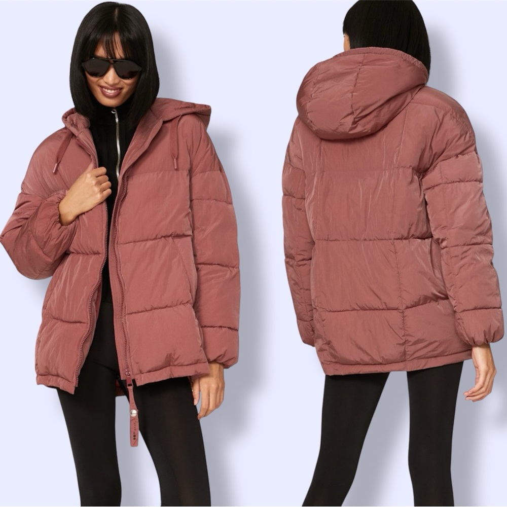 OOF Pink Puffer Jacket- From Rent The Runway